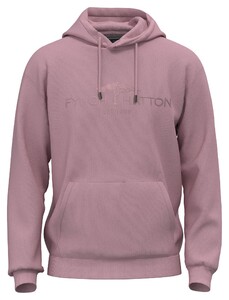 Fynch-Hatton Tone on Tone Logo Cotton Sweat Hoodie Trui Peony