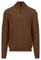 Fynch-Hatton Troyer Zip Donegal Pullover Flame