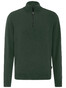 Fynch-Hatton Troyer Zip Elbow Patches Pullover Basil