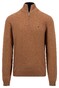 Fynch-Hatton Troyer-Zip Merino Cashmere Pullover Hazel