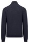 Fynch-Hatton Troyer-Zip Merino Cashmere Pullover Navy