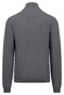 Fynch-Hatton Troyer-Zip Merino Cashmere Pullover Steel