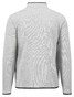 Fynch-Hatton Troyer Zip Polar Fleece Contrast Details Pullover Light Grey