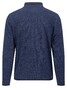 Fynch-Hatton Troyer Zip Polar Fleece Contrast Details Pullover Navy