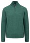 Fynch-Hatton Troyer-Zip Superfine Cotton Pullover Dark Emerald