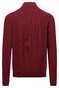 Fynch-Hatton Troyer Zip Uni Color Structure Pullover Ruby Red