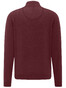 Fynch-Hatton Troyer Zip Wool Cashmere Pullover Indian Red
