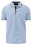 Fynch-Hatton Two-Tone Mercerized Cotton Poloshirt Summer Breeze