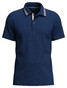 Fynch-Hatton Uni Color Contrast Tipping Polo Midnight