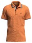 Fynch-Hatton Uni Color Contrast Tipping Polo Papaya