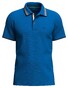 Fynch-Hatton Uni Color Contrast Tipping Polo Vibrant Blue