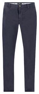 Fynch-Hatton Uni Color Flat-Front Chino Pants Dark Navy