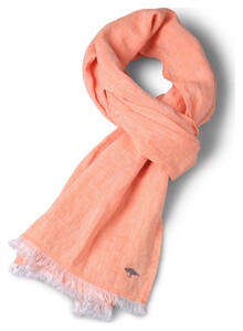 Fynch-Hatton Uni Color Linen Scarf Sunny Orange