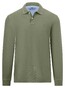 Fynch-Hatton Uni Color Longsleeve Supima Cotton Polo Light Khaki