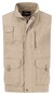 Fynch-Hatton Uni Color Multi Pocket Reporter Body-Warmer Beige