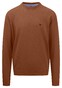 Fynch-Hatton Uni Color O-Neck Superfine Cotton Pullover Hazel