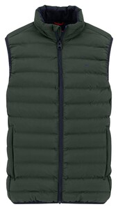 Fynch-Hatton Uni Color Padded Lightweight Body-Warmer Dark Ivy