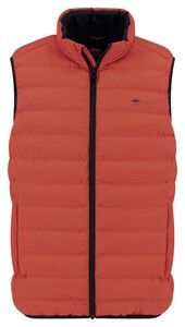 Fynch-Hatton Uni Color Padded Lightweight Body-Warmer Spicy Red