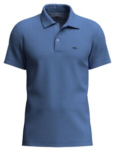 Fynch-Hatton Uni Color Premium Cotton Polo Crystal Blue