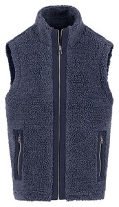 Fynch-Hatton Uni Color Soft Teddy Body-Warmer Dark Navy