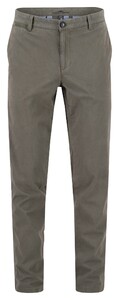 Fynch-Hatton Uni Color Subtle Cotton Stretch Broek Dusty Forest