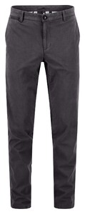 Fynch-Hatton Uni Color Subtle Cotton Stretch Pants Charcoal