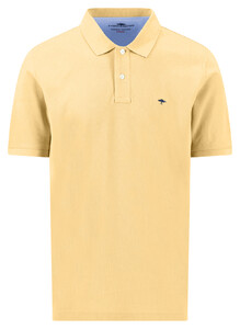 Fynch-Hatton Uni Color Supima Cotton Poloshirt Pale Yellow