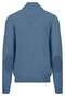 Fynch-Hatton Uni Color Troyer Zip Lambswool Pullover Cloud Blue