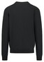 Fynch-Hatton Uni Color V-Neck Superfine Cotton Pullover Black