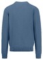 Fynch-Hatton Uni Color V-Neck Superfine Cotton Pullover Cloud Blue