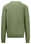 Fynch-Hatton Uni Color V-Neck Superfine Cotton Pullover Light Khaki