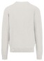 Fynch-Hatton Uni Color V-Neck Superfine Cotton Pullover Winter White