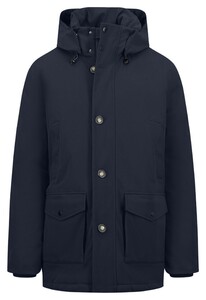 Fynch-Hatton Uni Color Winter Parka Jack Dark Navy