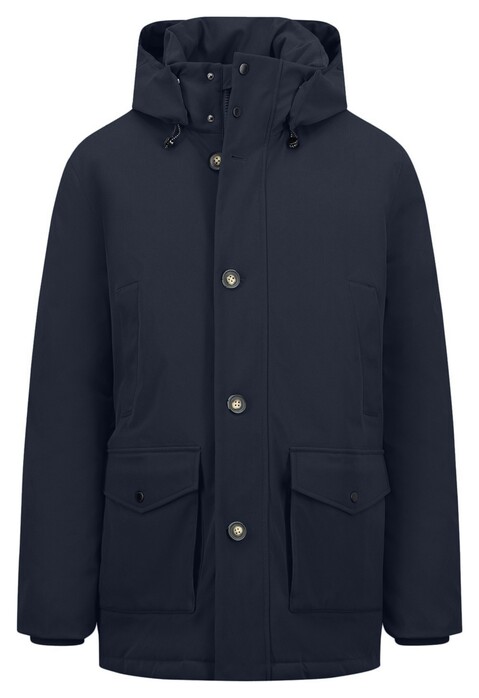 Fynch-Hatton Uni Color Winter Parka Jack Dark Navy