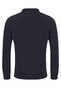 Fynch-Hatton Uni Cotton Longsleeve Poloshirt Navy