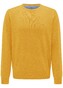 Fynch-Hatton Uni Cotton O-Neck Pullover Golden Sun