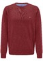 Fynch-Hatton Uni Cotton O-Neck Pullover Scarlet