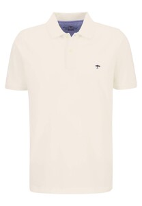 Fynch-Hatton Uni Cotton Polo Soft Supima Cotton Piqué Off White