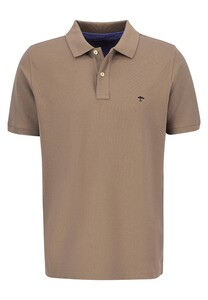 Fynch-Hatton Uni Cotton Polo Soft Supima Cotton Piqué Zand