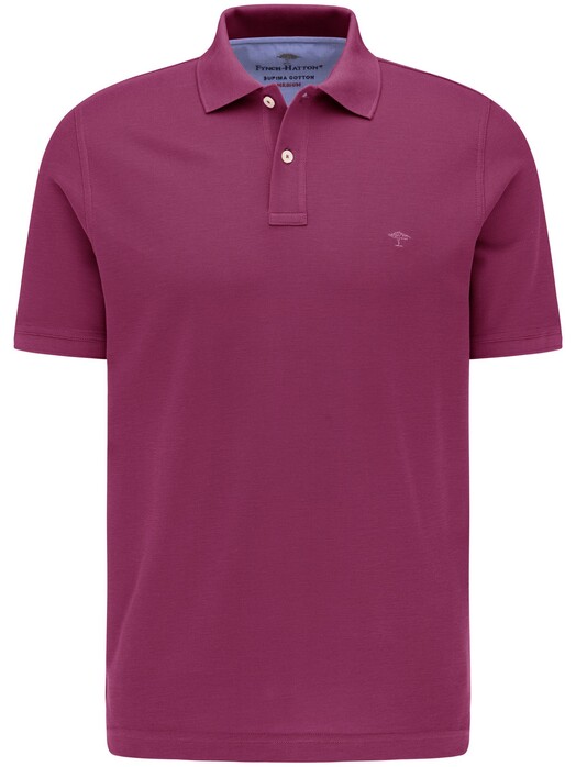 Fynch-Hatton Uni Cotton Poloshirt Krokus