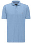 Fynch-Hatton Uni Linen Blend Poloshirt Pacific
