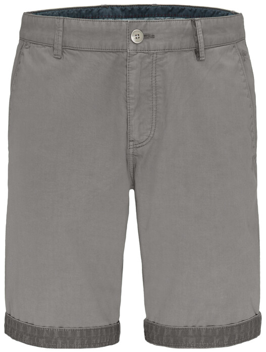 Fynch-Hatton Uni Shorts Garment Dyed Bermuda Cool Grey