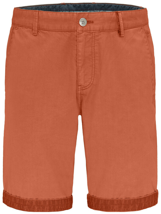 Fynch-Hatton Uni Shorts Garment Dyed Bermuda Mandarin