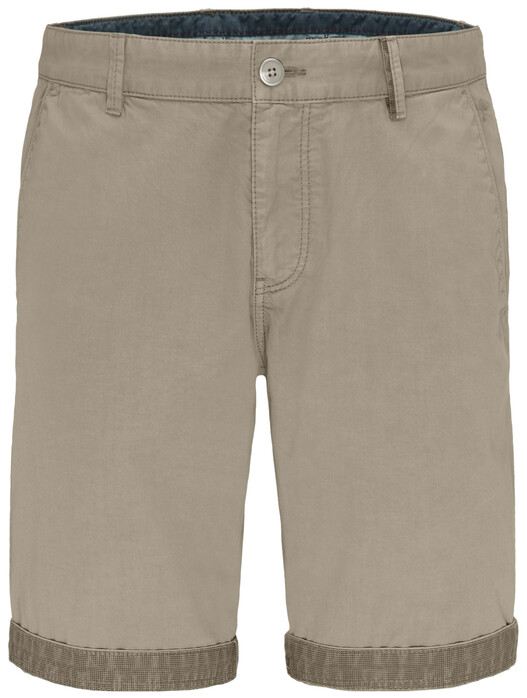 Fynch-Hatton Uni Shorts Garment Dyed Bermuda Sand