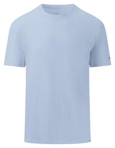 Fynch-Hatton Uni Slub Short Sleeve Round Neck T-Shirt Summer Breeze