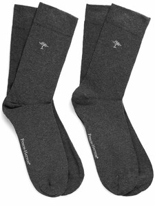 Fynch-Hatton Uni Socks 2-Pack Anthra
