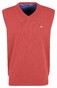 Fynch-Hatton Uni Superfine Cotton V-Neck Slip-Over Orient Red