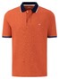 Fynch-Hatton Uni Supima Cotton Colorblock Polo Orient Red