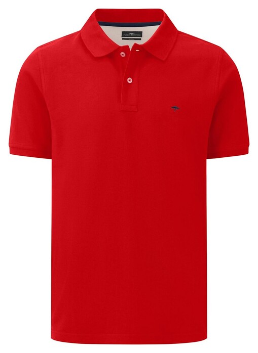 Fynch-Hatton Uni Supima Cotton Polo Vivid Red