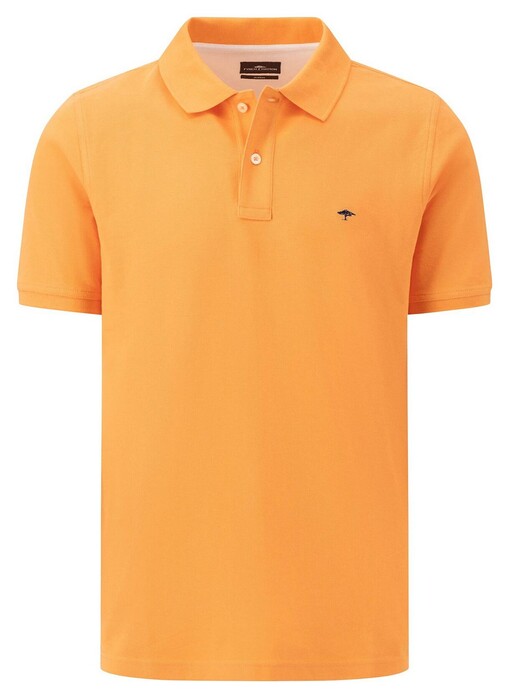 Fynch-Hatton Uni Supima Cotton Poloshirt Papaya